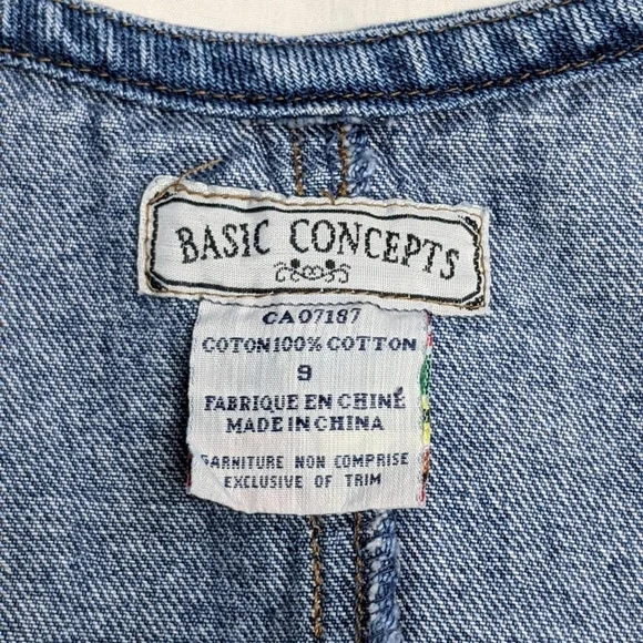 Vintage Denim Patch Dress - Picture 4 of 4